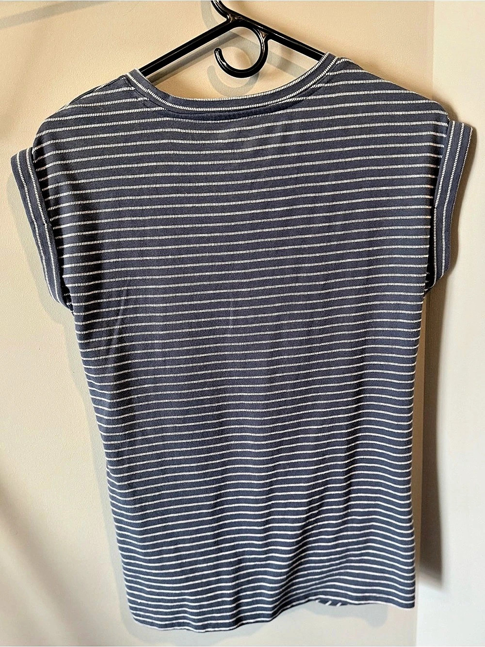 Maurice’s Striped Cotton Tee in Blue & White XS Like New